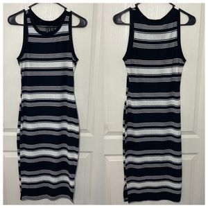 Black & White Striped Dress